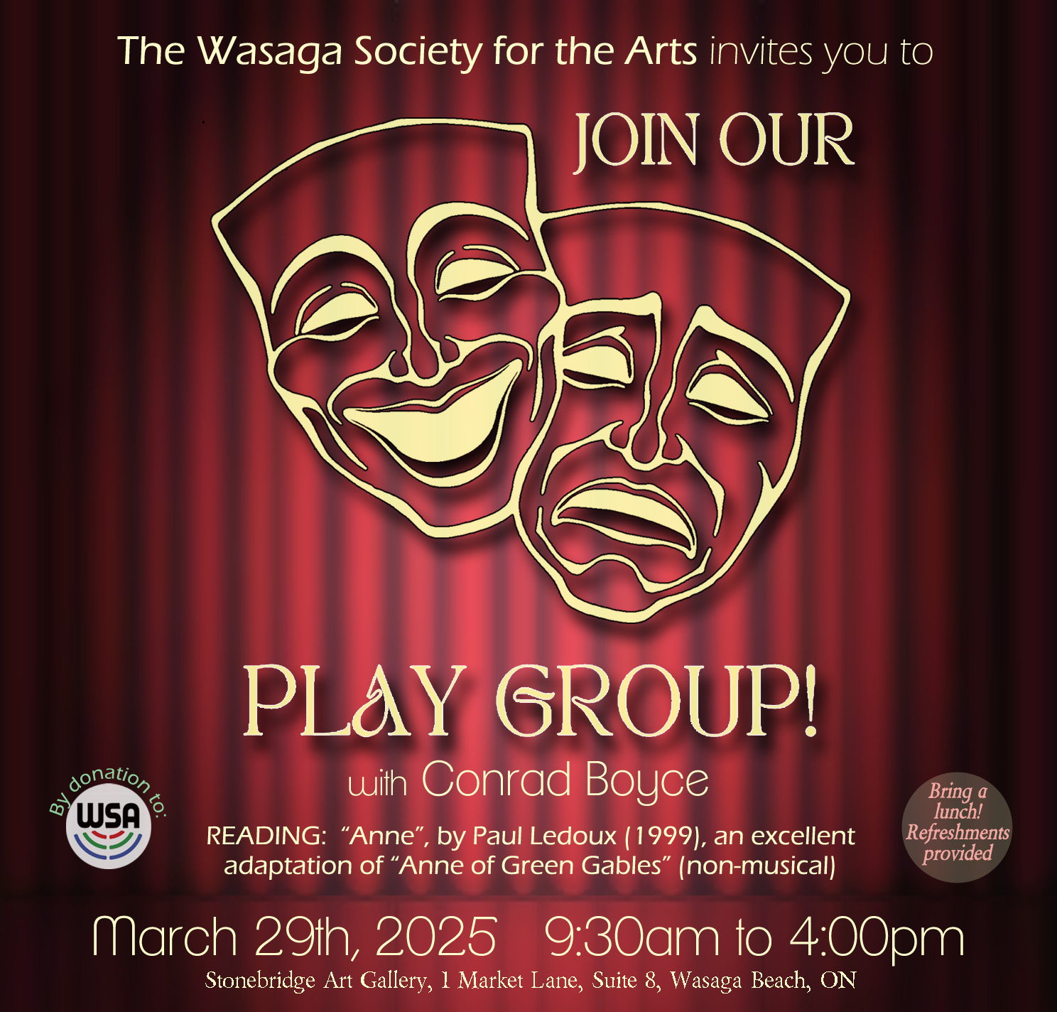 Wasaga Society For The Arts at an event